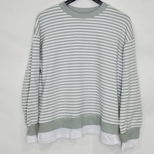 Cali Be Women's Long Sleeve Striped Top